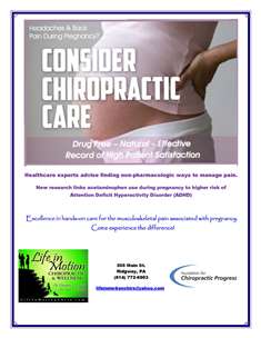 Consider Chiropractic Care During Pregnancy