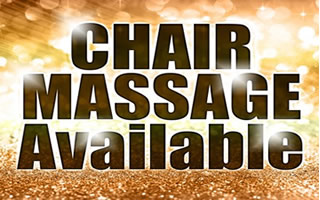 therapeutic chair massage available daily